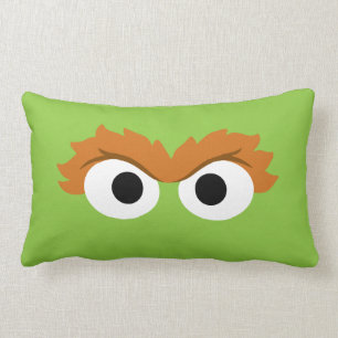 Oscar the Grouch Big Face Lumbar Cushion