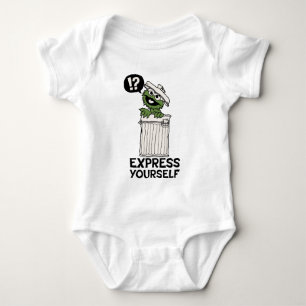 Oscar the Grouch Express Yourself Baby Bodysuit