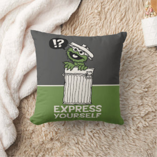 Oscar the Grouch Express Yourself Cushion