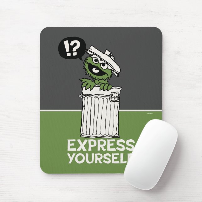 Oscar the Grouch Express Yourself Mouse Pad (With Mouse)