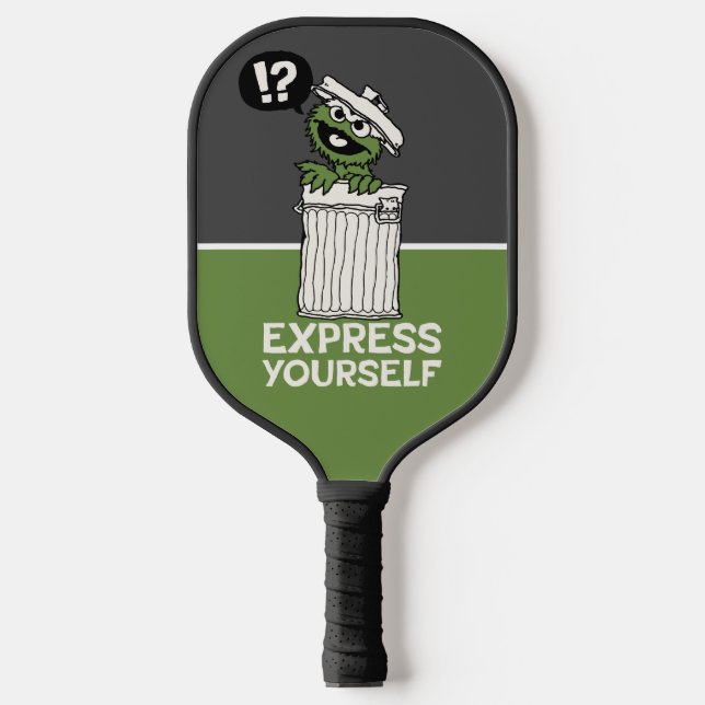 Oscar the Grouch Express Yourself Pickleball Paddle (Front)