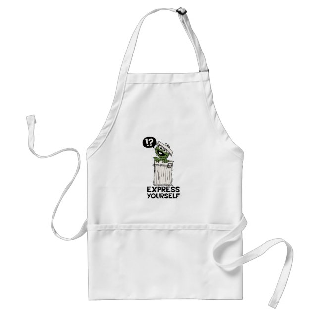 Oscar the Grouch Express Yourself Standard Apron (Front)