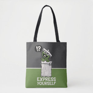 Oscar the Grouch Express Yourself Tote Bag