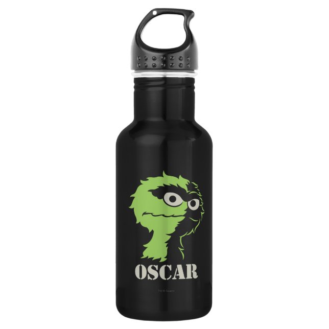 Oscar the Grouch Half 532 Ml Water Bottle (Front)