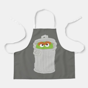 Oscar the Grouch & His Trash Can Apron
