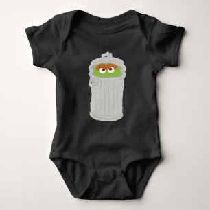 Oscar the Grouch & His Trash Can Baby Bodysuit
