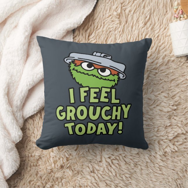 Oscar the Grouch | I Feel Grouchy Today! Cushion (Blanket)