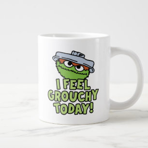 Oscar the Grouch   I Feel Grouchy Today! Large Coffee Mug