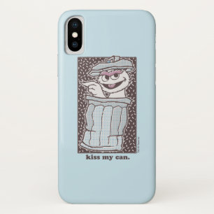 Oscar the Grouch   Kiss My Can iPhone X Case