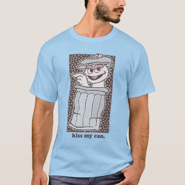 Oscar the Grouch | Kiss My Can T-Shirt (Front)