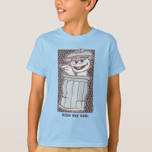 Oscar the Grouch Kiss My Can T-Shirt