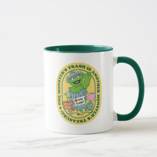 Oscar the Grouch   Monster Treasure Badge Mug