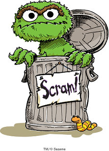 Oscar Grouch Sesame Street Gifts On Zazzle Au