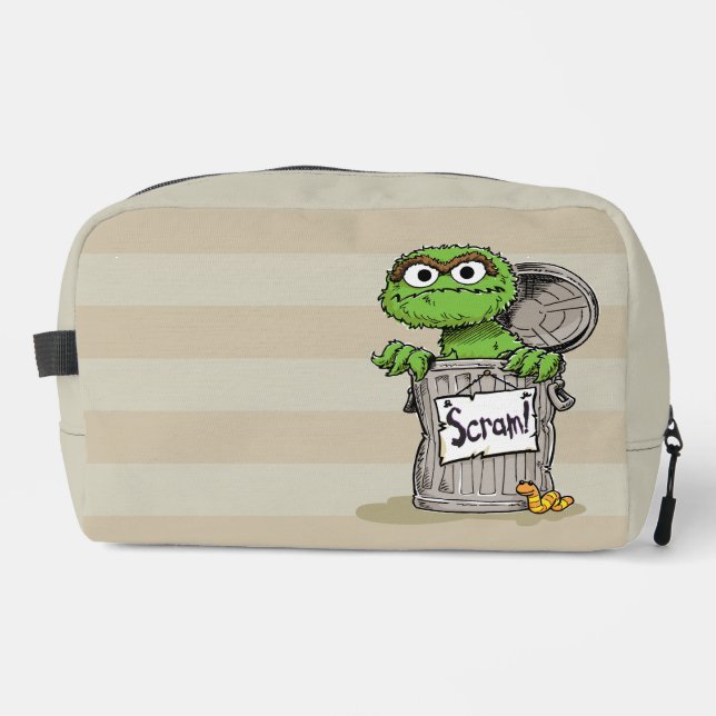 Oscar the Grouch Scram Dopp Kit (Front)