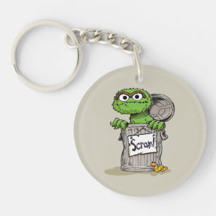 Oscar the Grouch Scram Key Ring