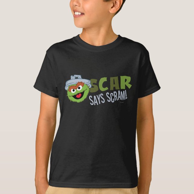 Oscar the Grouch Scram T-Shirt (Front)