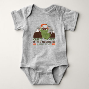 Oscar The Grouch   The Great Outdoors Baby Bodysuit