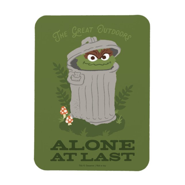 Oscar The Grouch | The Great Outdoors Magnet (Vertical)