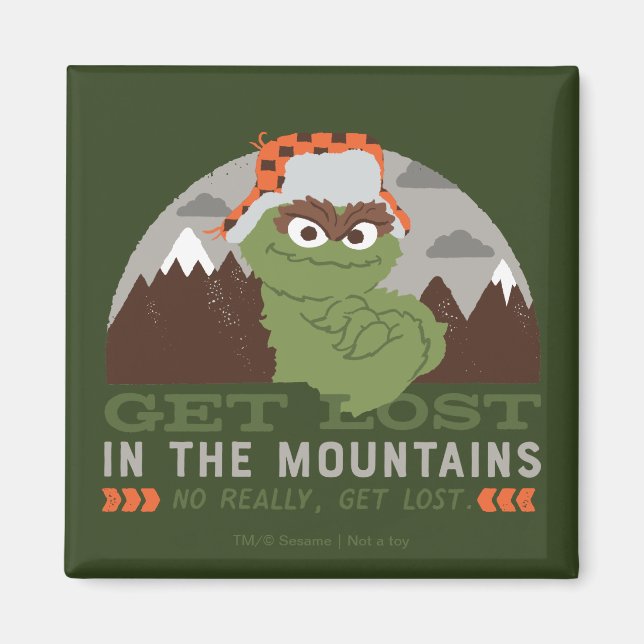 Oscar The Grouch | The Great Outdoors Magnet (Front)