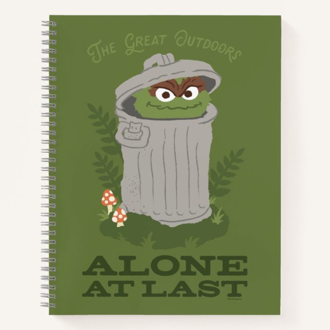 Oscar The Grouch | The Great Outdoors Notebook (Front)
