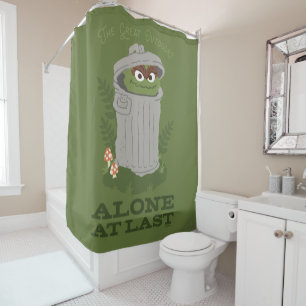 Oscar The Grouch   The Great Outdoors Shower Curtain