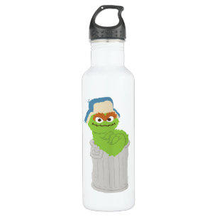 Oscar the Grouch Trash Can Lean 710 Ml Water Bottle