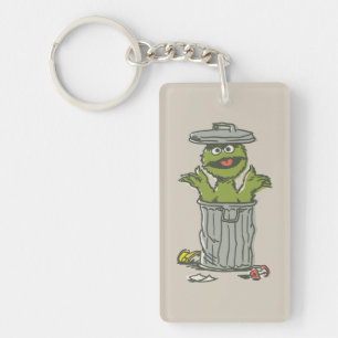 Oscar the Grouch Vintage 1 Key Ring