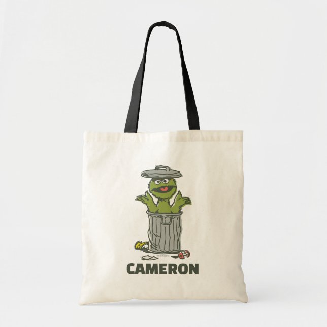 Oscar the Grouch Vintage Tote Bag (Front)