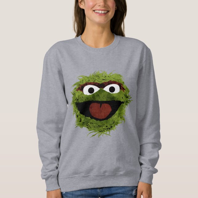 Oscar the Grouch | Watercolor Trend Sweatshirt (Front)