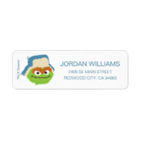 Oscar the Grouch Woodland Face | Add Your Info