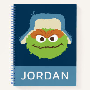 Oscar the Grouch Woodland Face Add Your Name Notebook