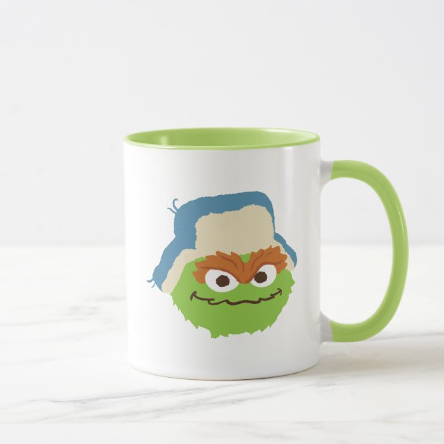 Oscar the Grouch Woodland Face Mug (Right)