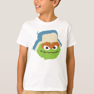 Oscar the Grouch Woodland Face T-Shirt