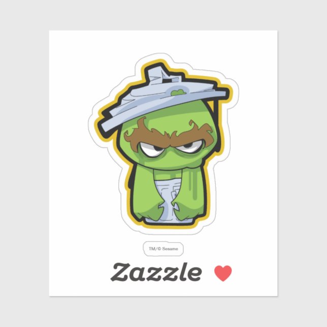Oscar the Grouch Zombie (Sheet)