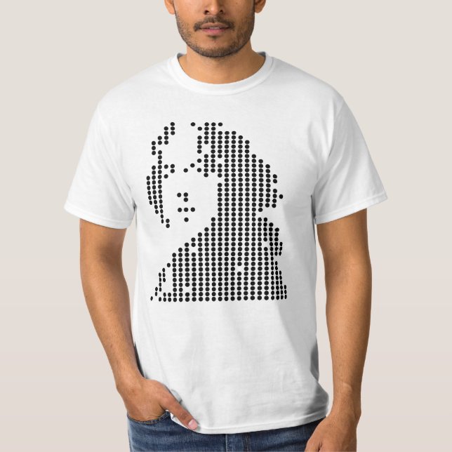 oscar wilde geometric portrait T-Shirt (Front)
