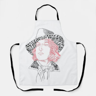 Oscar Wilde in Words Apron