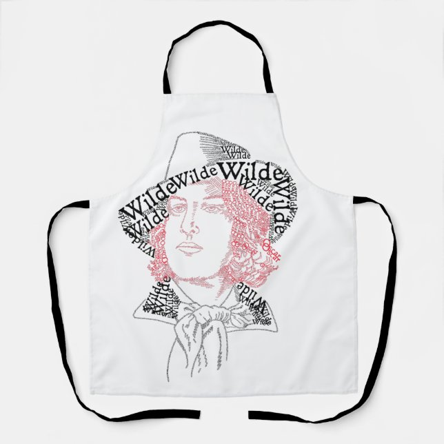 Oscar Wilde in Words Apron (Front)