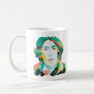 Oscar Wilde Portrait with custom text   Booklovers Coffee Mug