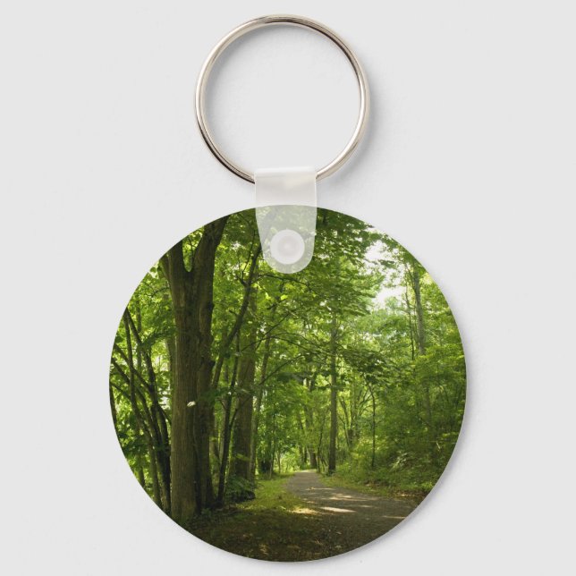 Osceloa Island Weir Dam Bristol Tennessee Key Ring (Front)