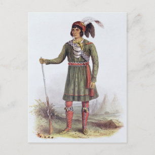 Osceola or 'Rising Sun', a Seminole Leader Postcard