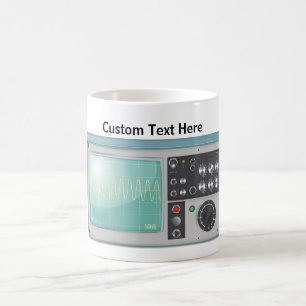 oscilloscope coffee mug
