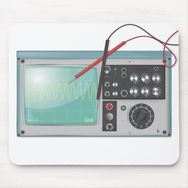 oscilloscope mouse pad (Front)