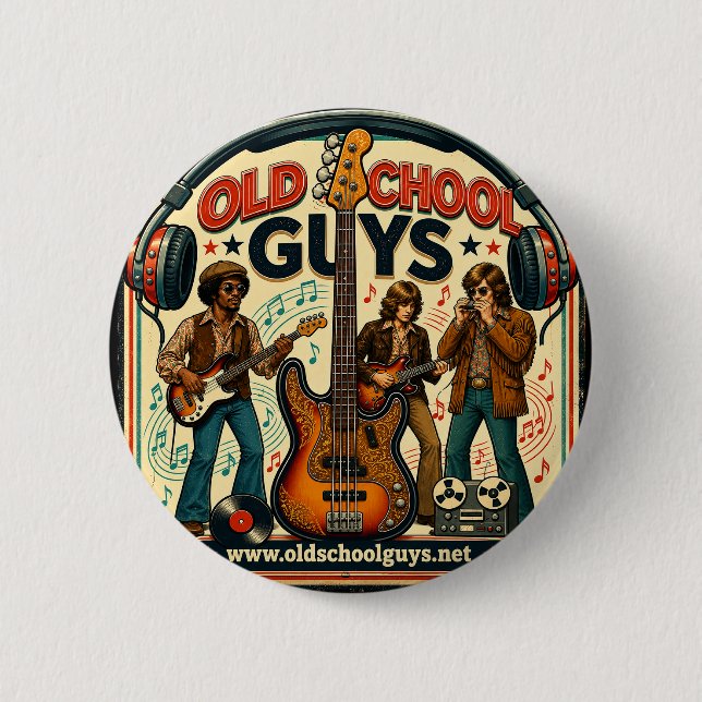 OSG-Button 6 Cm Round Badge (Front)