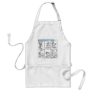 Osgar und Adolf Go Hunting apron (A. D. Condo Art)