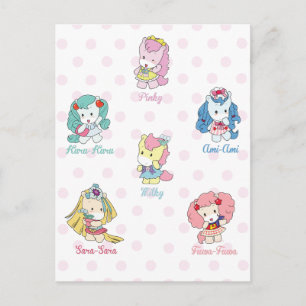 Osharena Pony Kawaii Friends Postcard