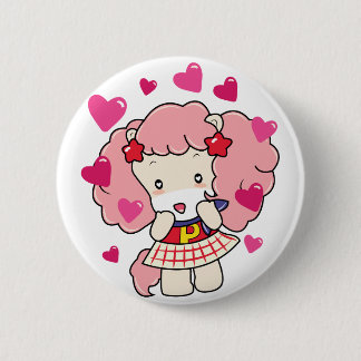 Osharena Pony Kawaii Love Button