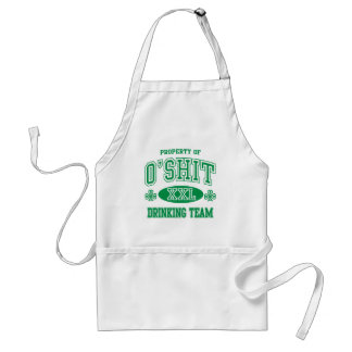 O'Shit Irish Drinking Team Standard Apron