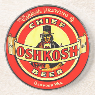 Oshkosh Beer Oshkosh Wisconsin - Stone Coaster