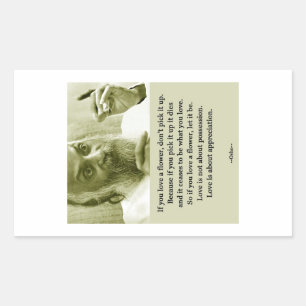 Osho Rectangular Sticker