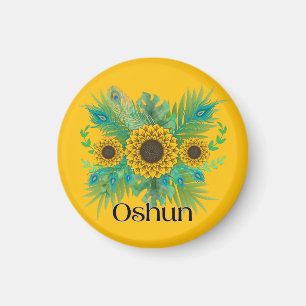 Oshun Goddess Sunflowers Magnet